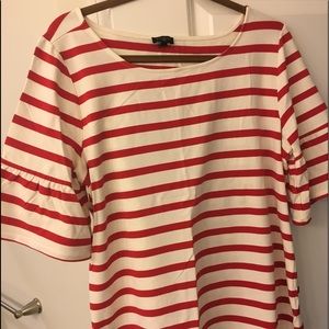 Comply red and off white top. Never worn.